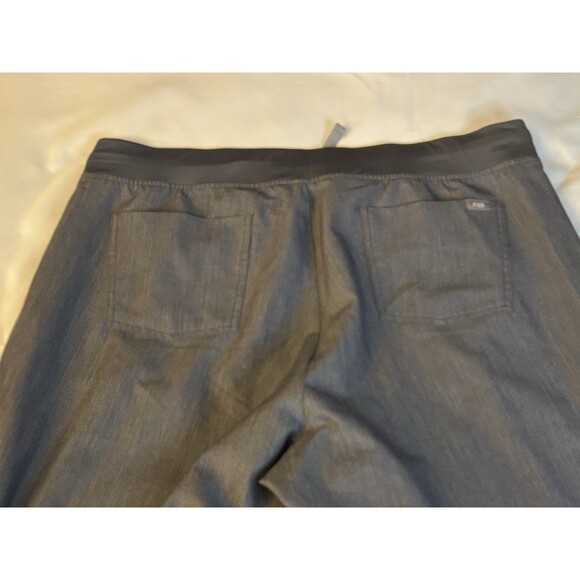 FIGS Women Zamora Jogger Scrub Pants XXL Tall Technical Gray Drawstring Pockets - Picture 10 of 14